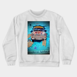 Artwork Street Art Berlin Wall Germany Crewneck Sweatshirt